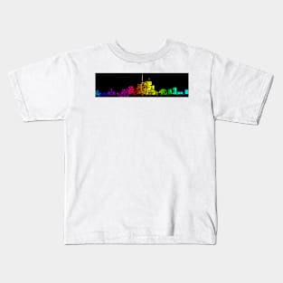 Toronto Skyline Gradient Kids T-Shirt